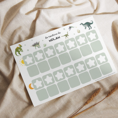 Tableau de routine enfants
