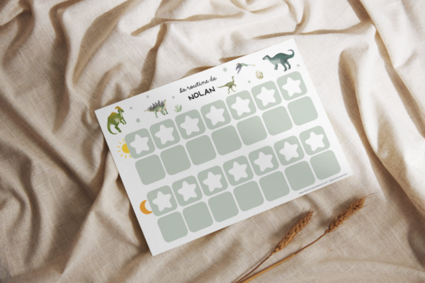 Tableau de routine enfants