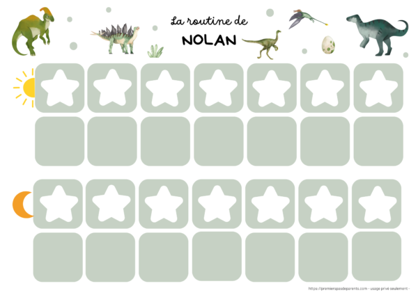 Tableau de routine enfants – Image 3