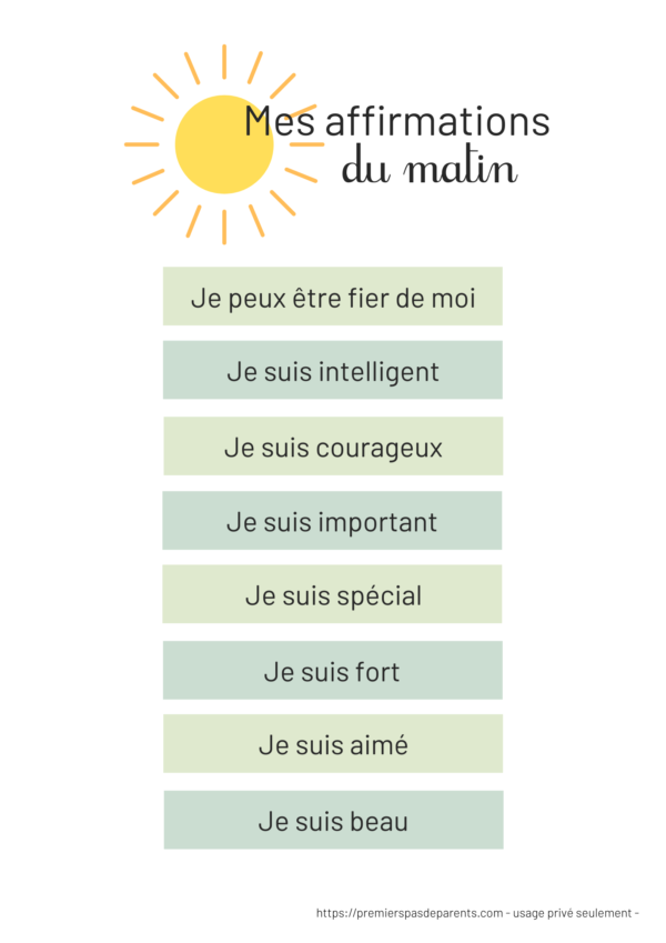Affiche messages positifs du matin – Image 4