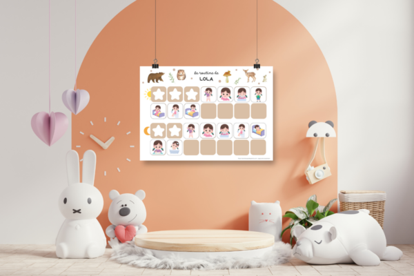 Tableau de routine enfants – Image 2