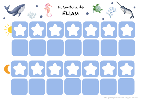 Tableau de routine enfants – Image 4