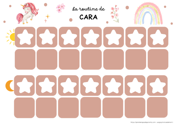 Tableau de routine enfants – Image 6